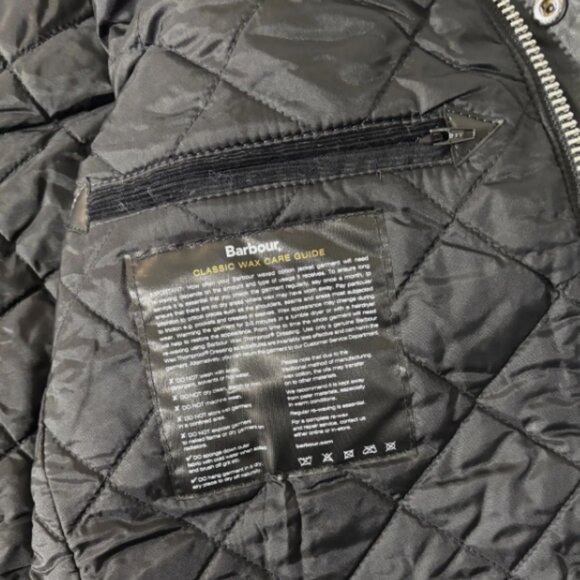 Barbour Tourer DUKE Waxed Motorcycle Style Jacket in Black MSRP$485 British Lux - Picture 8 of 16